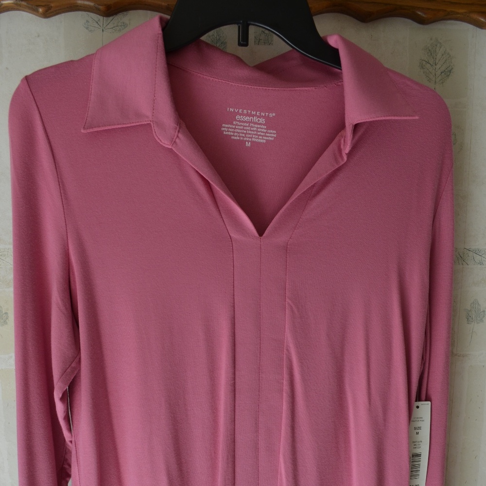 NWT Womens LS Blouse